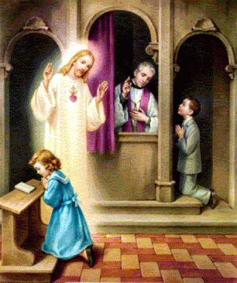 Jésus présent dans le Sacrement de Confession