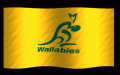 Wallabies animated flag