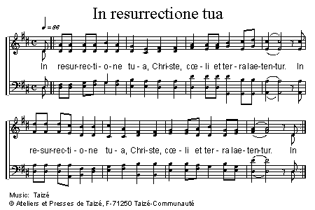 In Resurrectione Tua