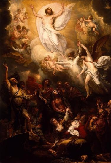 Benjamin West,Ascension of Christ 1801,parousie.over-blog.fr