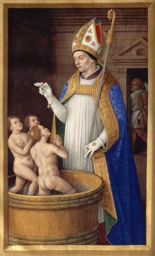 Saint Nicolas de Bari ressuscite 3 jeunes mis dans la saumure