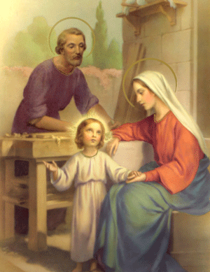 Jésus, Marie et Joseph