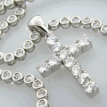 Gif pendantif Croix scintillante