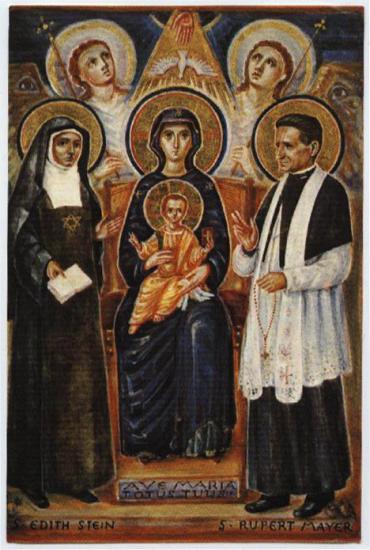 Sainte-Edith Stein, Père Rupert Mayer, Marie et l'Enfant-Jésus