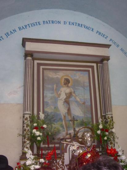 Saint Jean-Baptiste, patron d'Entrevaux (04)