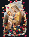 Gif Vierge Marie et l'Enfant-Jésus