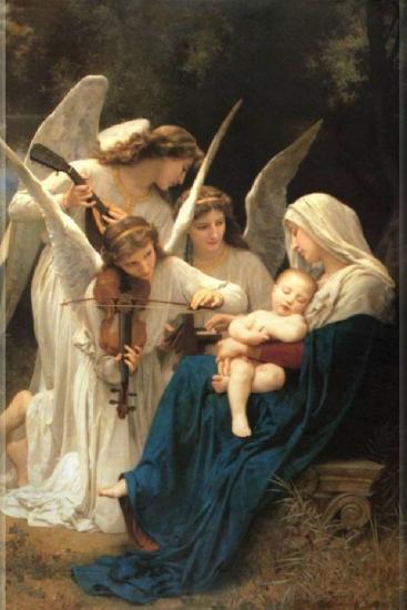 Marie, Jésus et les anges musiciens
