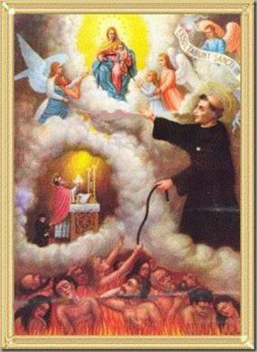 Saint-Nicolas de Tolentino, Protecteur des âmes du Purgatoire