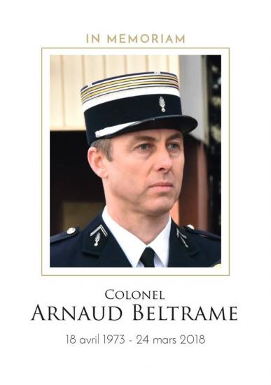 Colonel Arnaud Beltrame, héros de la patrie
