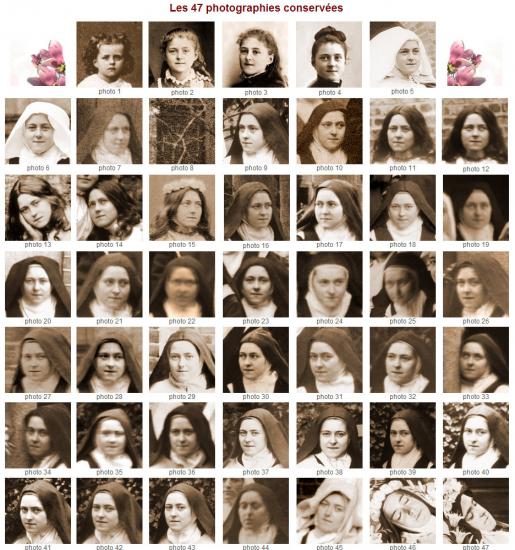 Les 47 photos de Sainte Thérèse de Lisieux