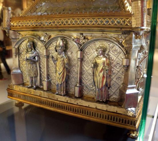 Reliquaire avec la mandibule de Saint Grat(ien) d'Aoste