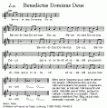 Benedictus Dominus Deus