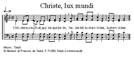 Christe, Lux mundi