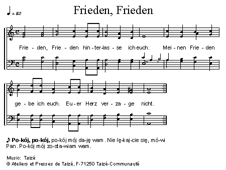 Frieden, Frieden