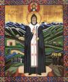 Maronite icon of St. Maron, Syriac Christian hermit monk