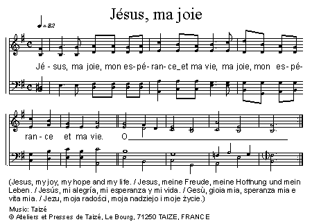 Jésus, ma joie