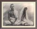Sri Anandamayi Ma, mystique indienne, et son mari Bholanath