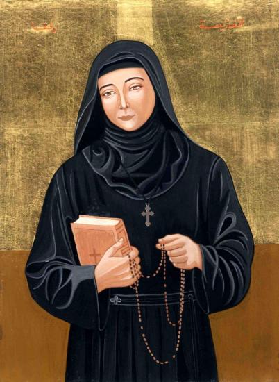 Saint rafqa icon christine habib el dayeparousie over blog fr